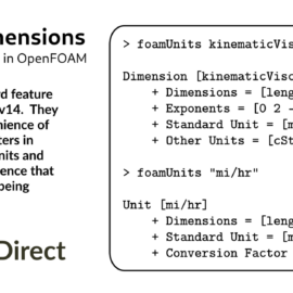 Units in OpenFOAM